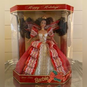 Barbie Happy Holidays 10th Anniversary 1997 Vintage